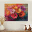 Pop Art Poppies Blossoms In Neon Colors I - impression de coquelicots sur bois de pin naturel-604958593