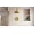 Elegance Rainfall Shower Set with Round Shower Head and Round Valve, Brushed Brass-121486132