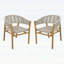 Ensemble de 2 chaises d'appoint élégantes pour l'extérieur-797362449