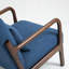 Chaise d'appoint Mid-Century moderne avec structure en bois, chaises de salon rembourrées avec coussin de taille, fauteuil de lecture pour véranda de chambre-2943456-2943459