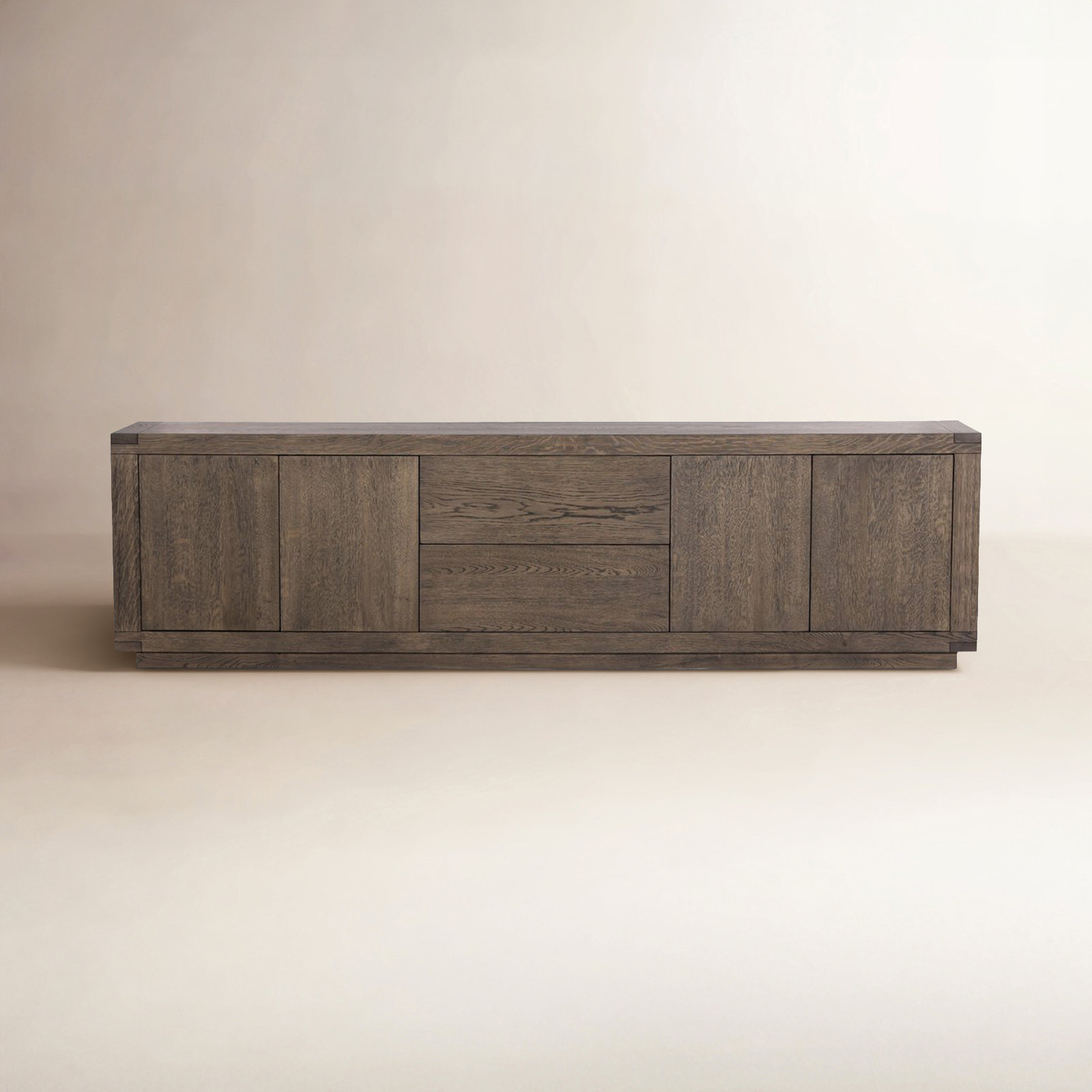Nemo 94'' Media Console, Oak Brown