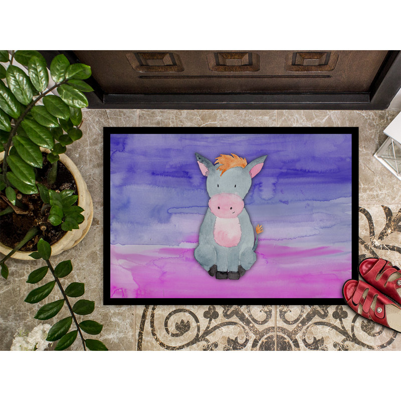 Kason Non-Slip Outdoor Doormat, 0.25" H x 27" W x 18" D