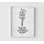 Mot de notre Dieu, encadré Esaïe 40: 8, citation de la bible, affiche florale, décoration florale, art mural, illustration florale