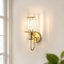 Appliques murales en cristal