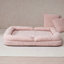 Canapé-lit double convertible pliable, rose-792954729