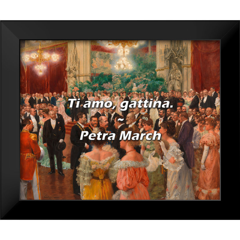 Citation de Petra March: Ti amo, gattina.