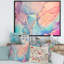Art liquide rose et bleu II - reproduction sur toile-67381173-67381175