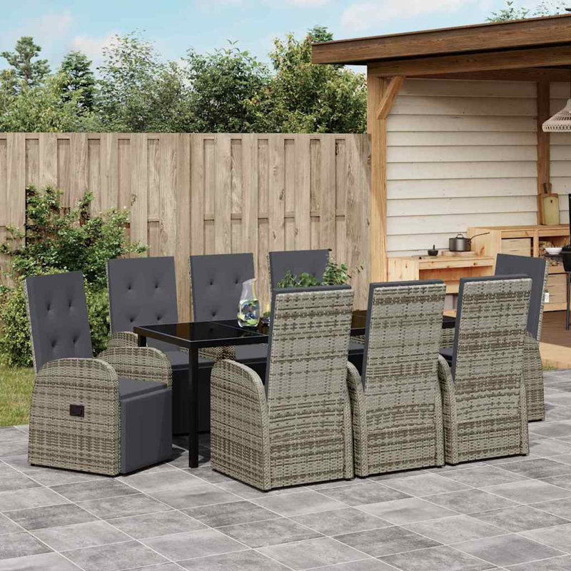 8 - Person Patio Dining Set with Rectangular Table