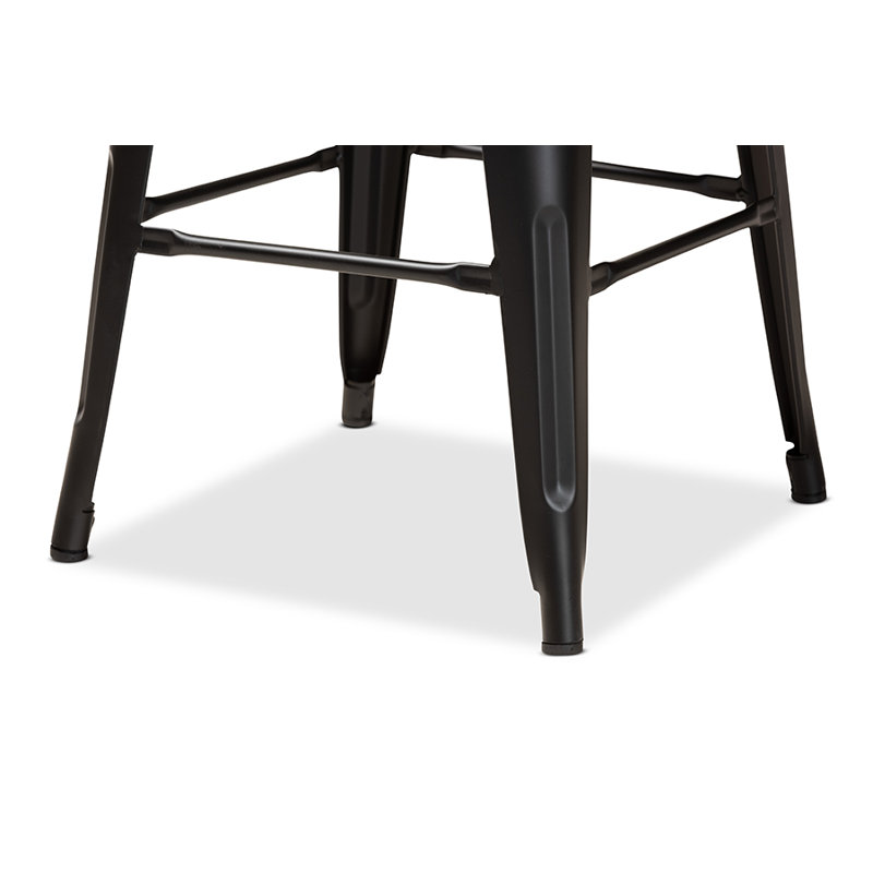 Tabouret de comptoir 26 po Karynn, Noir