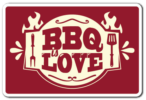 BBQ Love Sign