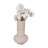 Boho Decorative Vase with Pottery Ecomix and Cane Accents - Handmade Woven Style Modern Versatile Statement Decor Piece-99378374