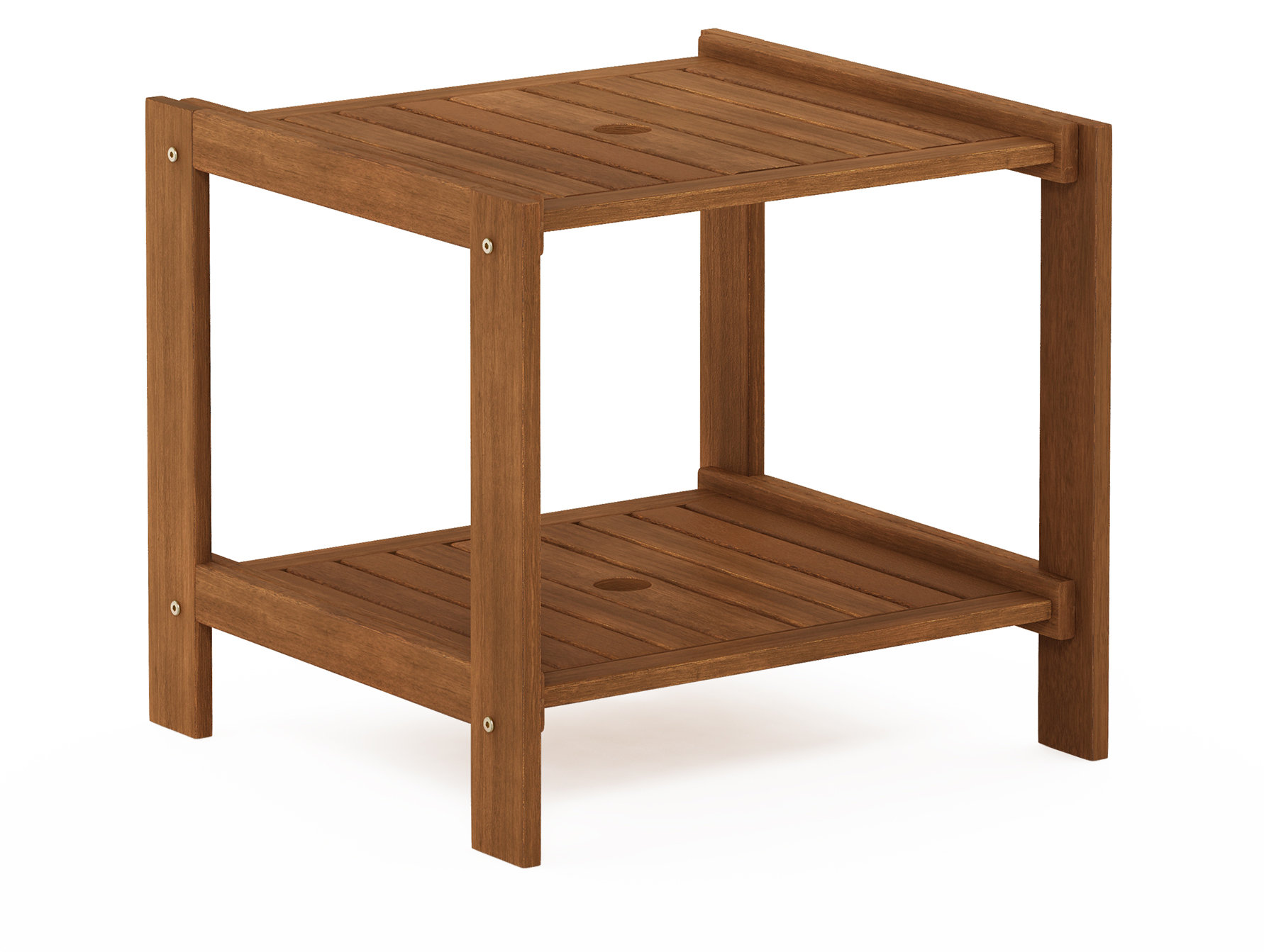 Polywood side table with deals umbrella hole