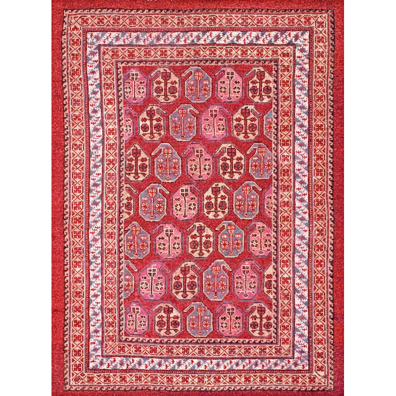 Tapis turc rouge Oushak