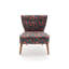 Chaise d'appoint en polyester Lawnton l 27,56 cm