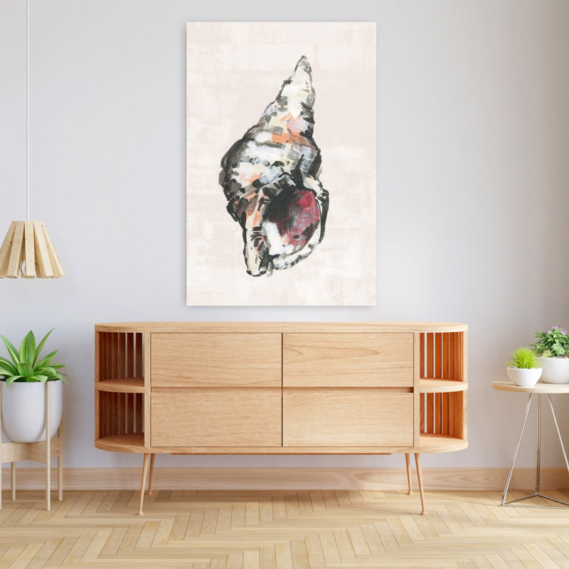 Art contemporain, art abstrait poisson côtier, H 48 po x l 32 po