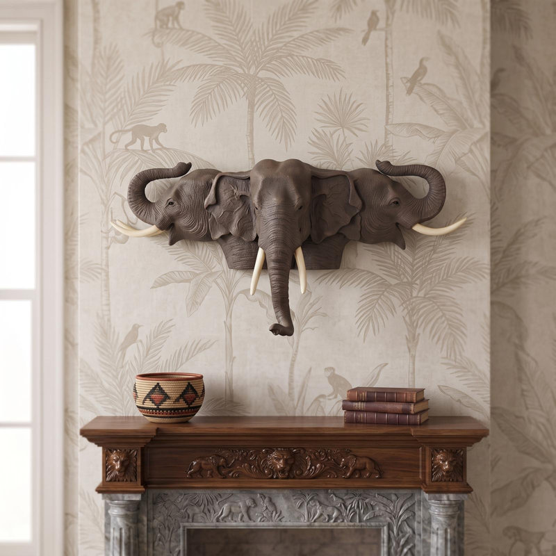 Raised Expectations Elephant Wall Sculpture