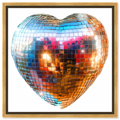 «Disco Heart», impressions sur toile par Art Remedy