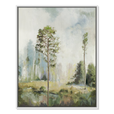 Teton "Tall Green Trees I" Print by Allison Pearce