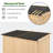 4 ft. W x 2 ft. D Outdoor Wooden Storage Shed with 2 Shelves and Lock-93918015