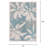 Waddington Floral Ivory Turquoise Indoor Outdoor Area Rug-52201367