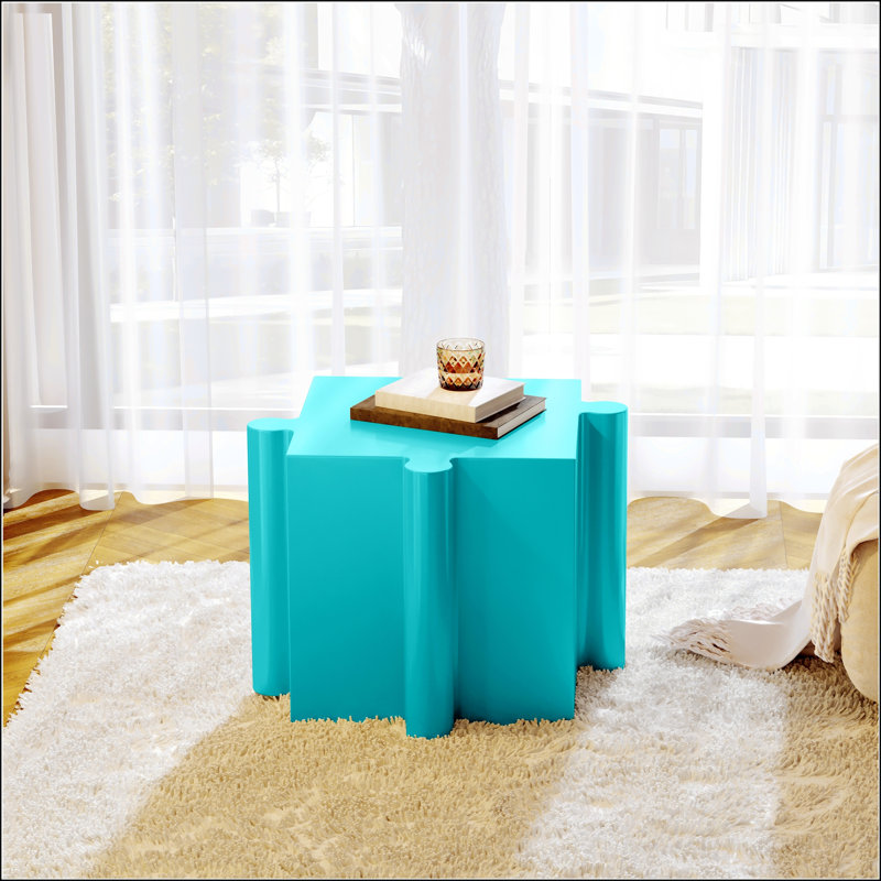 Table d'appoint à casse-tête, table modulaire à bords convexes MGO pour des aménagements personnalisés, intérieur et extérieur