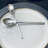 Polished Stainless Steel Teaspoons, Set of 6