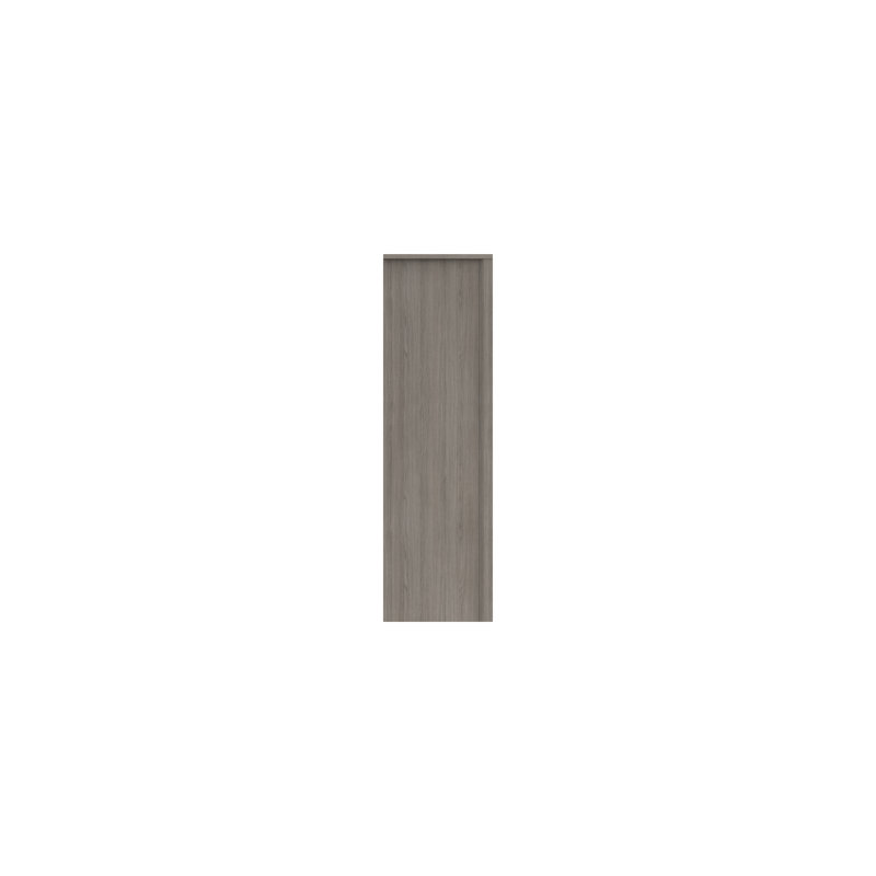 Colville 2 Door Manufactured Wood Wardrobe, Grey Oak/Graphite Gloss