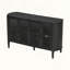 Armoire de rangement 4 portes Black 58-946978333-946978334