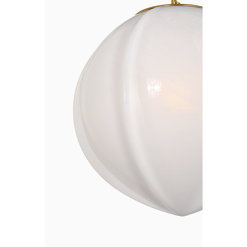 Aerin 1 - Light Pendant, 19.5" H x 17.25" W x 17.25" D, Hand-Rubbed Antique Brass
