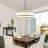 Aasim 18" Modern 4-Light Dimmable Drum Chandelier-685813050