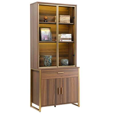 Bibliothèque standard Chickasha H 77,2 "x l 33"