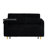Black Corduroy With Movable Table And Adapter Project Stand Charging Point For Workers