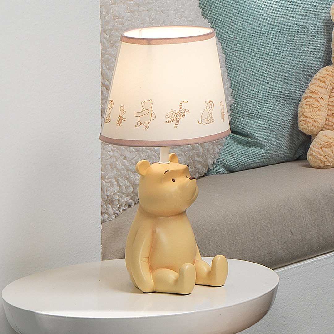 Disney Baby Storytime Pooh 3D Table Lamp with Shade Lambs & Ivy