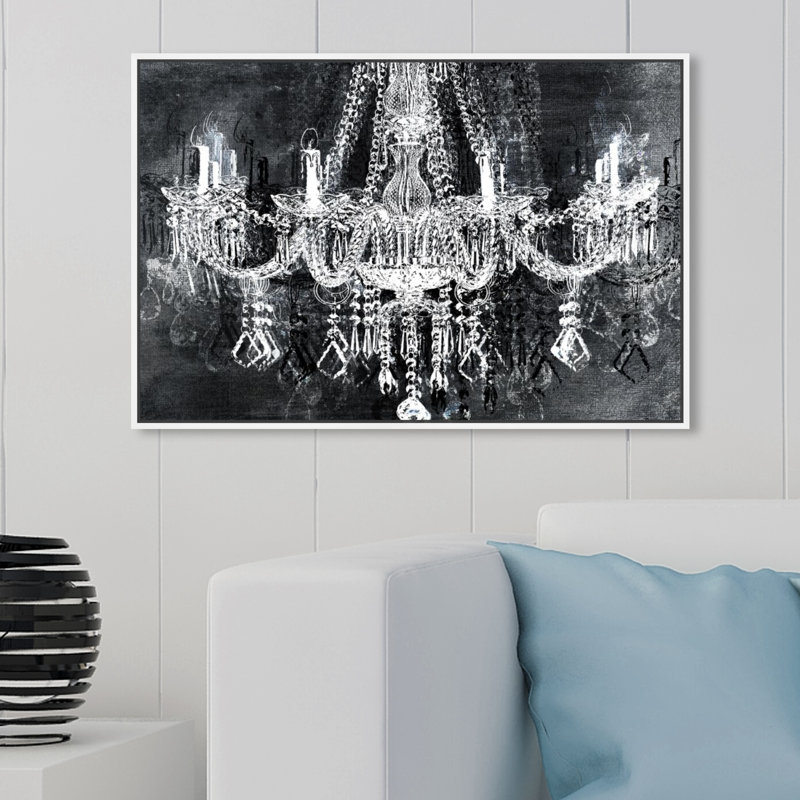«Burst Creative Crystaltraction», impression sur toile tendue, H 30 po x l 20 po, Cadre blanc