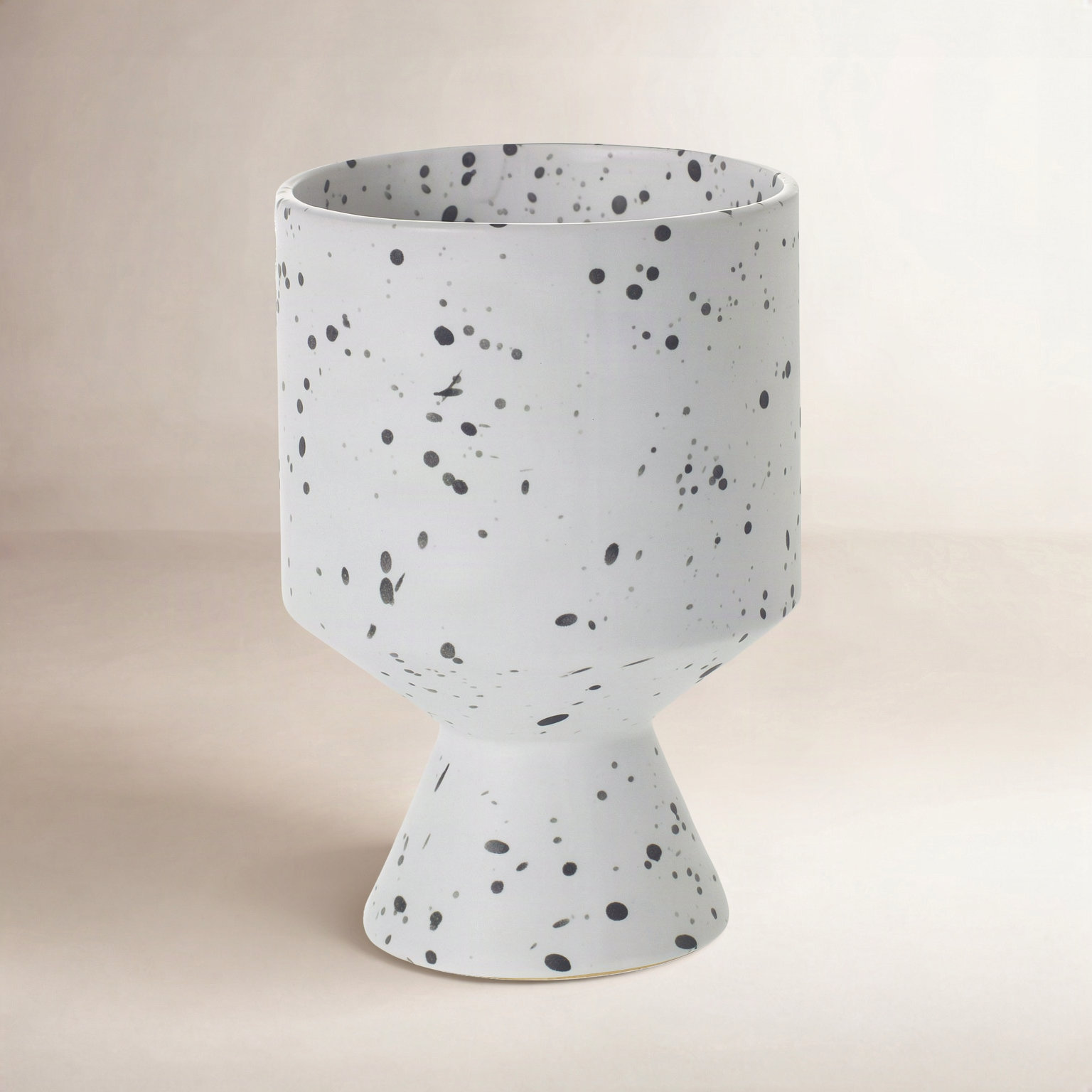 Waters Handmade Ceramic Pot Planter, 6.25" H x 4.5" W x 4.5" D