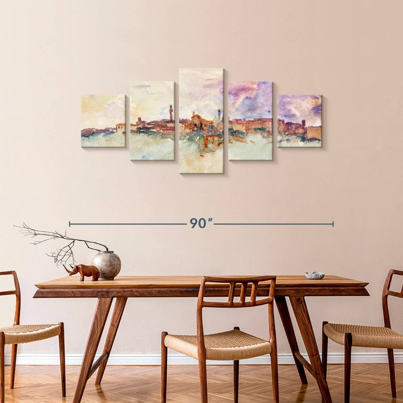 Siena 1910, 36" H x 80" W