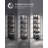 70.3'H LED Bookshelf, Display Shelf With Dimmable Lights-933191442