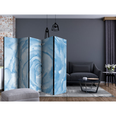 Hadlea 225cm W x 172cm H 5 - Panel Solid Wood Folding Room Divider