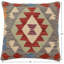 Housse et insert de coussin carré 100% laine Huffman