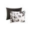 Édredon pour lit simple TG - noir et blanc à motif floral