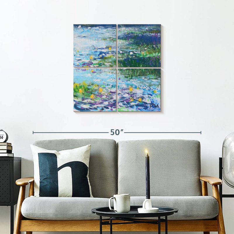 Monet Monet Monet Pointilliste, H 26 po x l 26 po