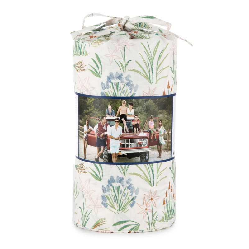 Novogratz by Utica Waverly Botanical 140 Thread Count Floral 100% Cotton Sheet Set