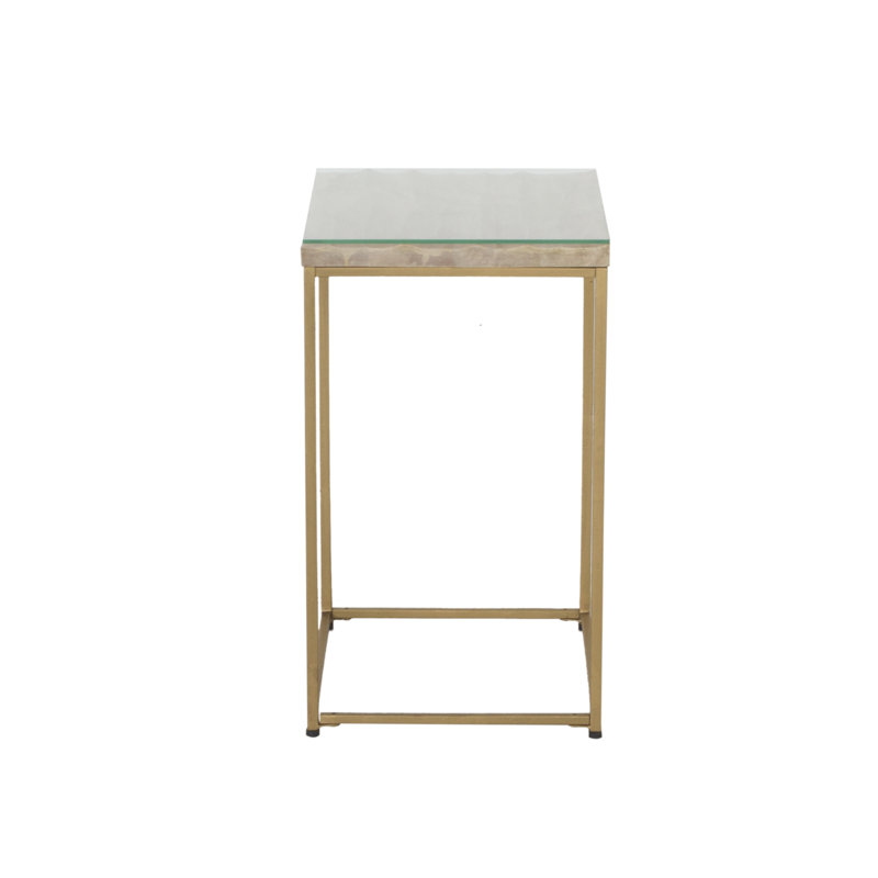 Callendale Frame End Table Built-In Outlets