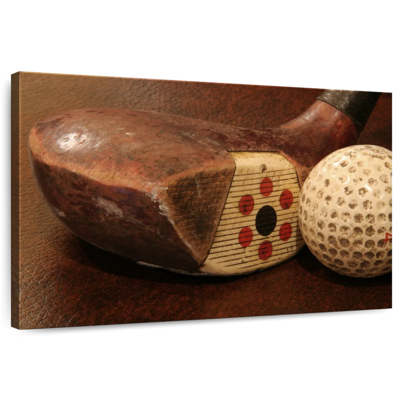 Senne club et balle de golf, H 32 po x l 48 po