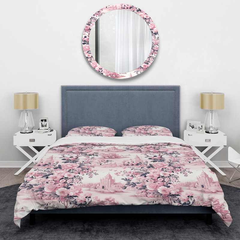 Ensemble de housse de couette Toile Tales Victorian Castle, Housse de couette simple + 1 taie décorative stan