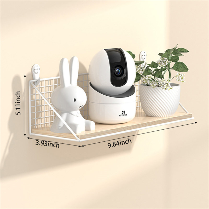 Shyma Metal Floating Shelf, 5.11" H x 9.84" W x 3.93" D