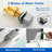 2 Handle Deck Waterfall Faucet with Diverter-104735845