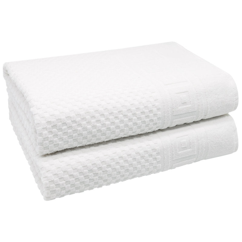 Midweight Bath Sheet, White