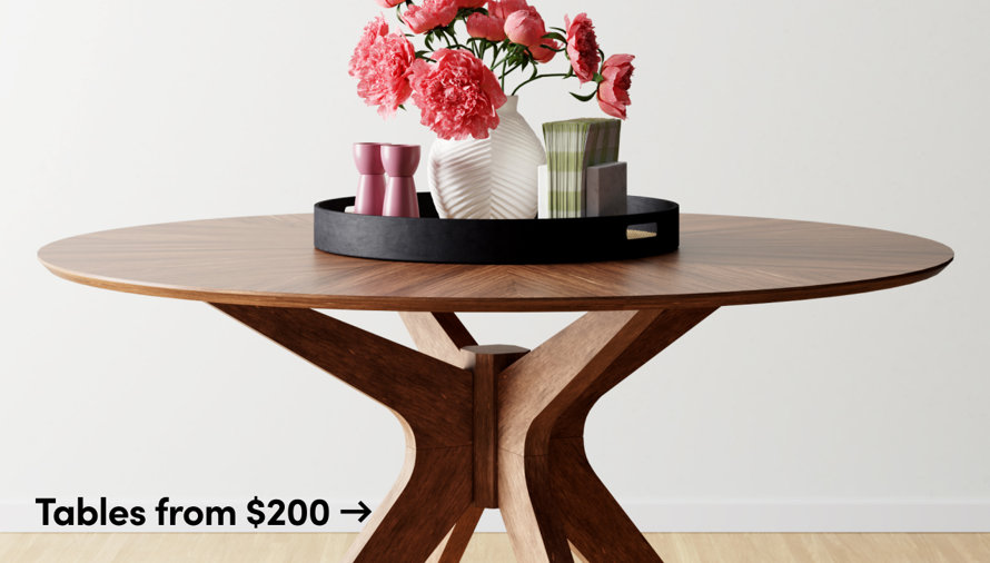 Tables from $200