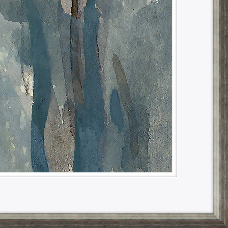 Détails de la peinture de paysages russes sur papier, H 28 po x l 28 po x P 2 po